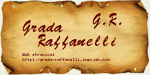 Grada Raffanelli vizit kartica